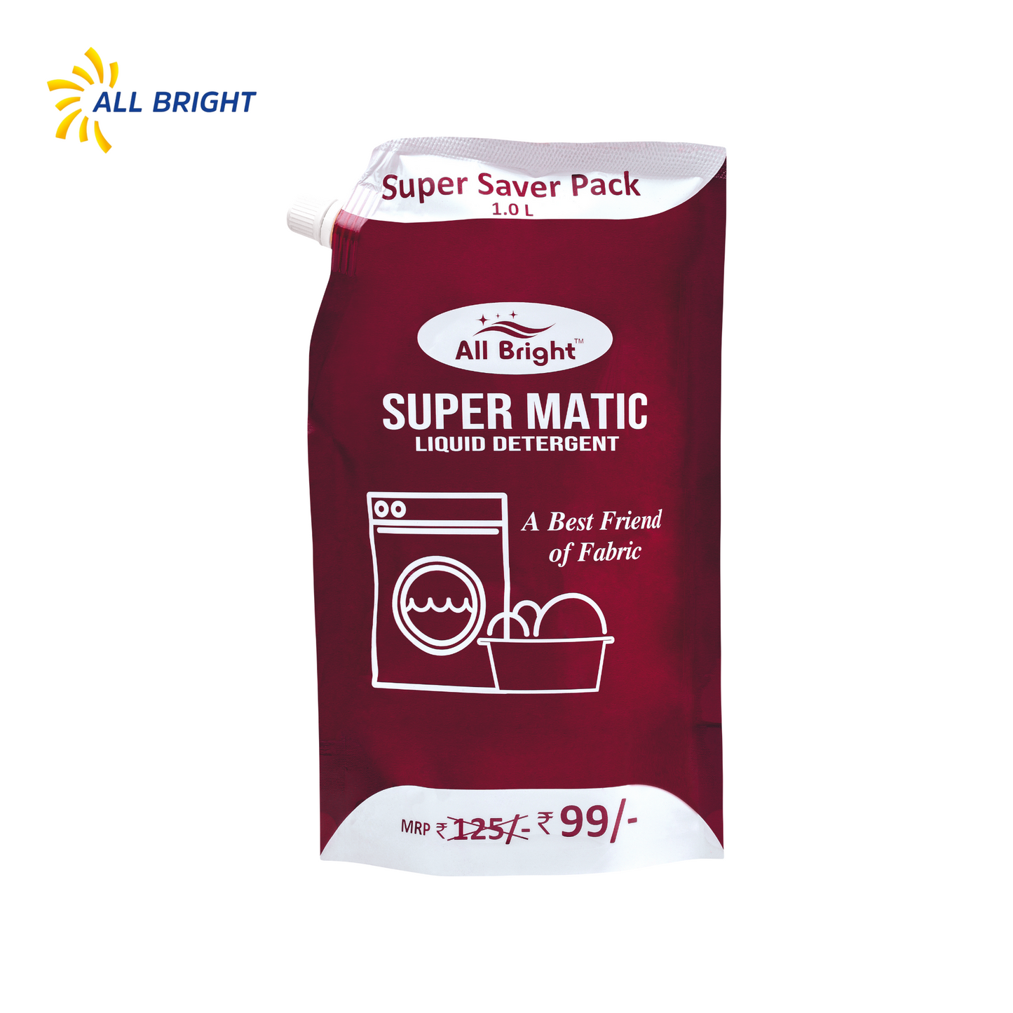 Liquid Detergent Super Matic 1ltr