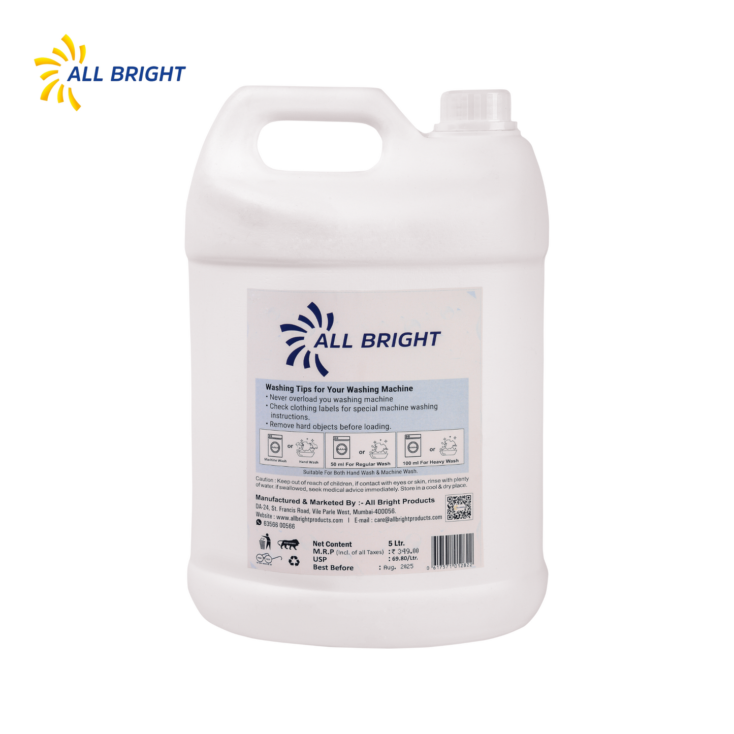 Liquid Detergent Easy Wash 5 Ltr